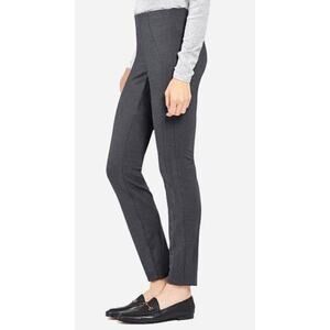 Ecru Brand $209 Castro Pants Size Small Gray Stretch Work Leggings Slacks Crop